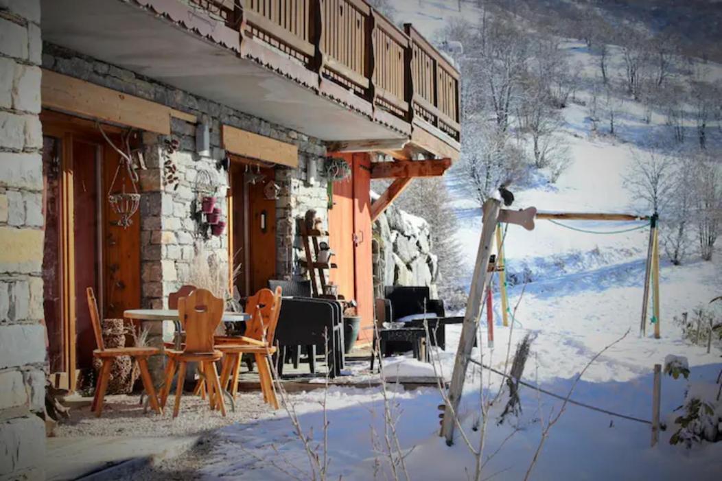 Appart Chocolat Chaud 4 Pieces-90M² 7 Personnes Saint-Marcel (Savoie) Exterior foto